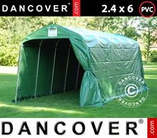 Tält 2,4x6x2,34m PVC Grön