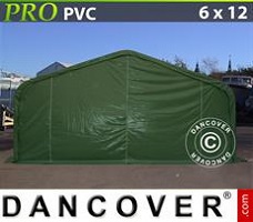 Tält 6x12x3,7m PVC, Grön